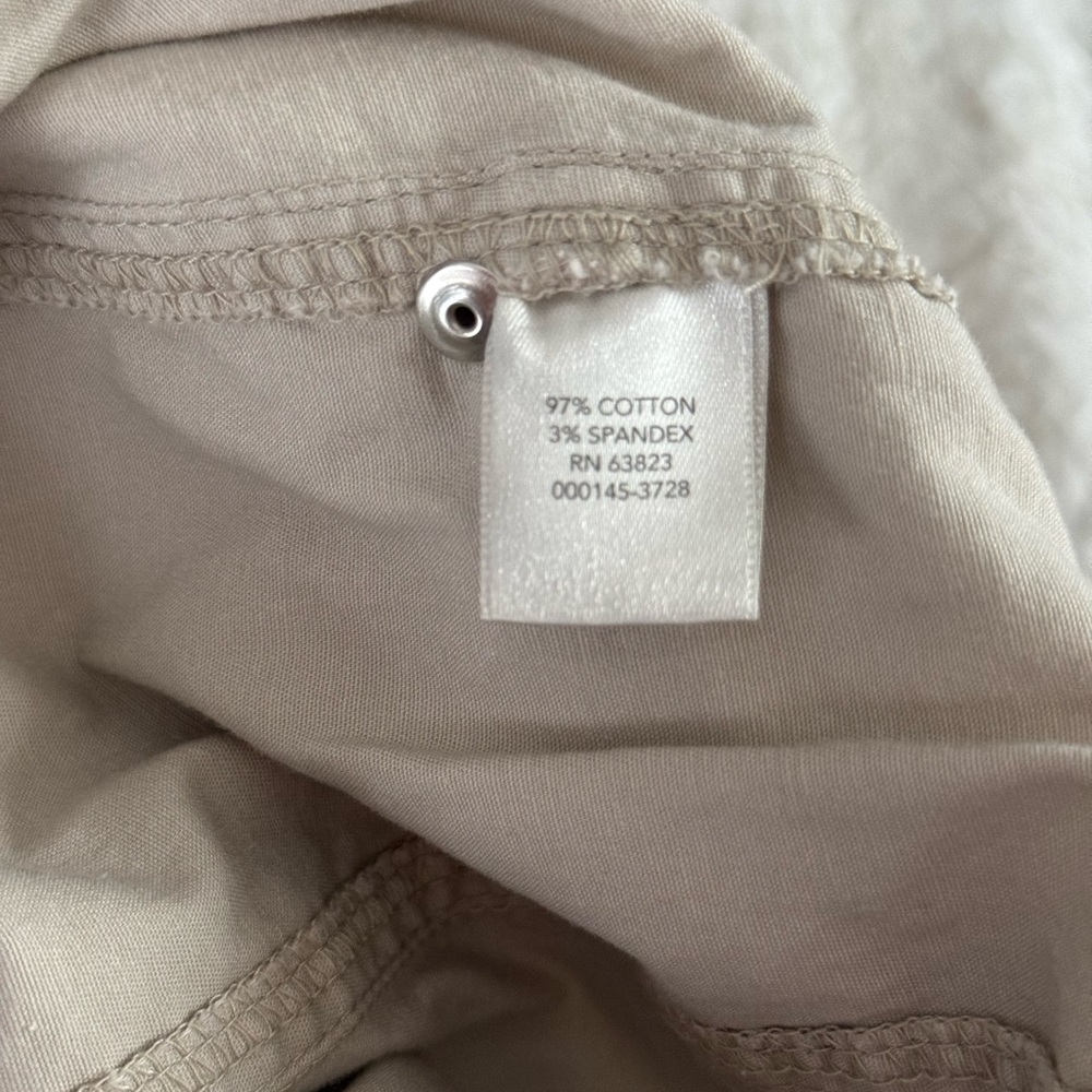 Casual Khaki Christopher & Banks Capris - Picture 9 of 9